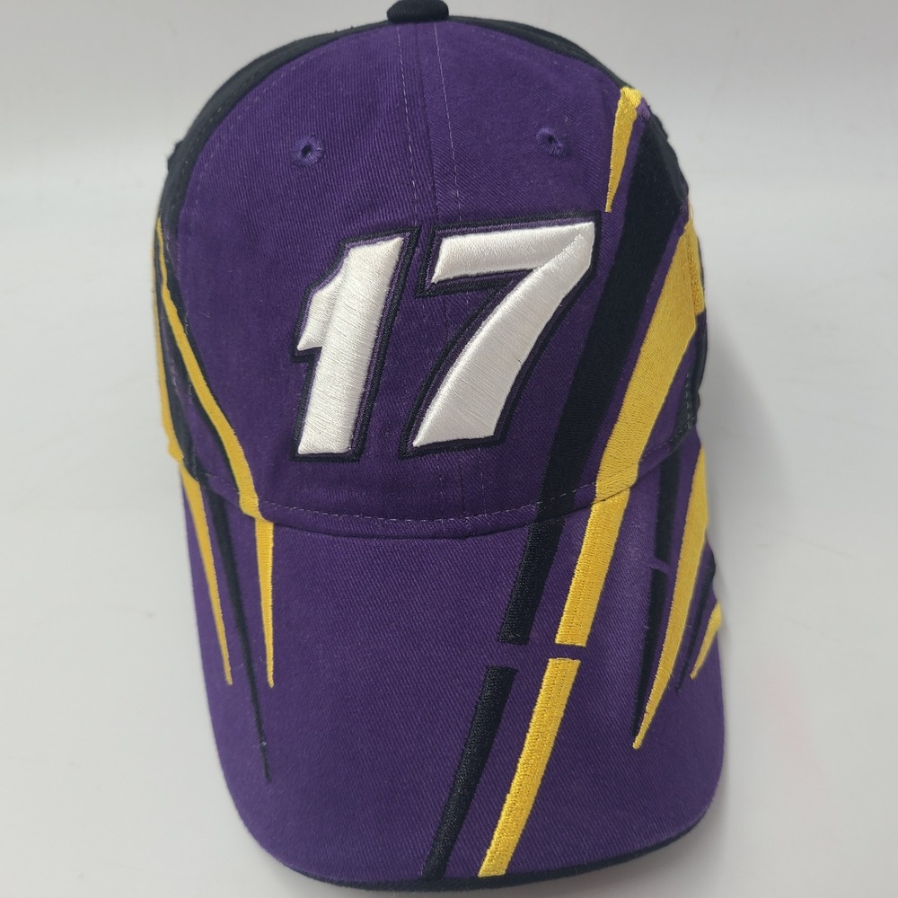 Matt Kenseth Hat Adjustable Chase Purple Black NASCAR Racing #17 Crown Royal Men